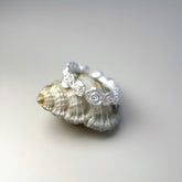 Matte Rose Ring in S925 Silver